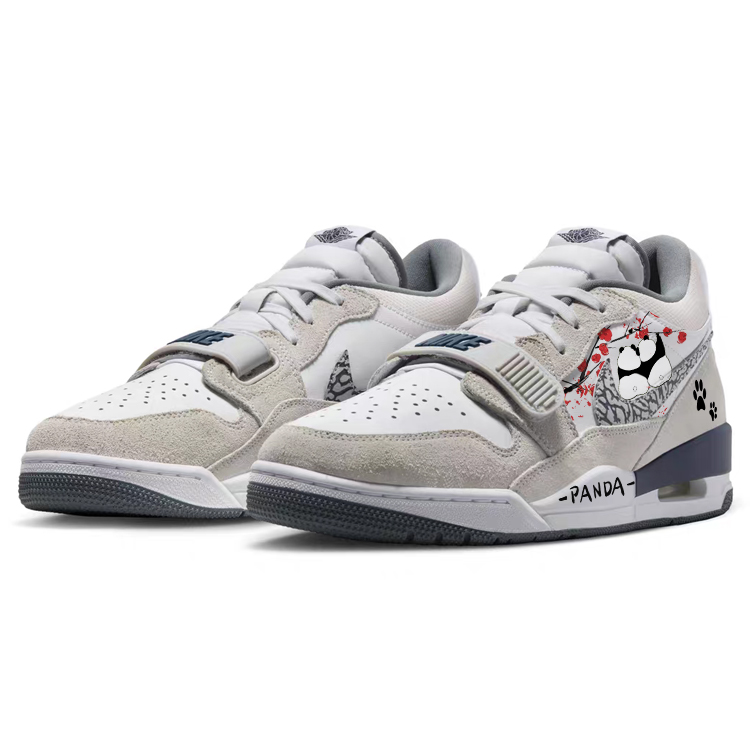 Jordan Legacy 312 Vintage Basketball Shoes Men’s Low Top Gray/White