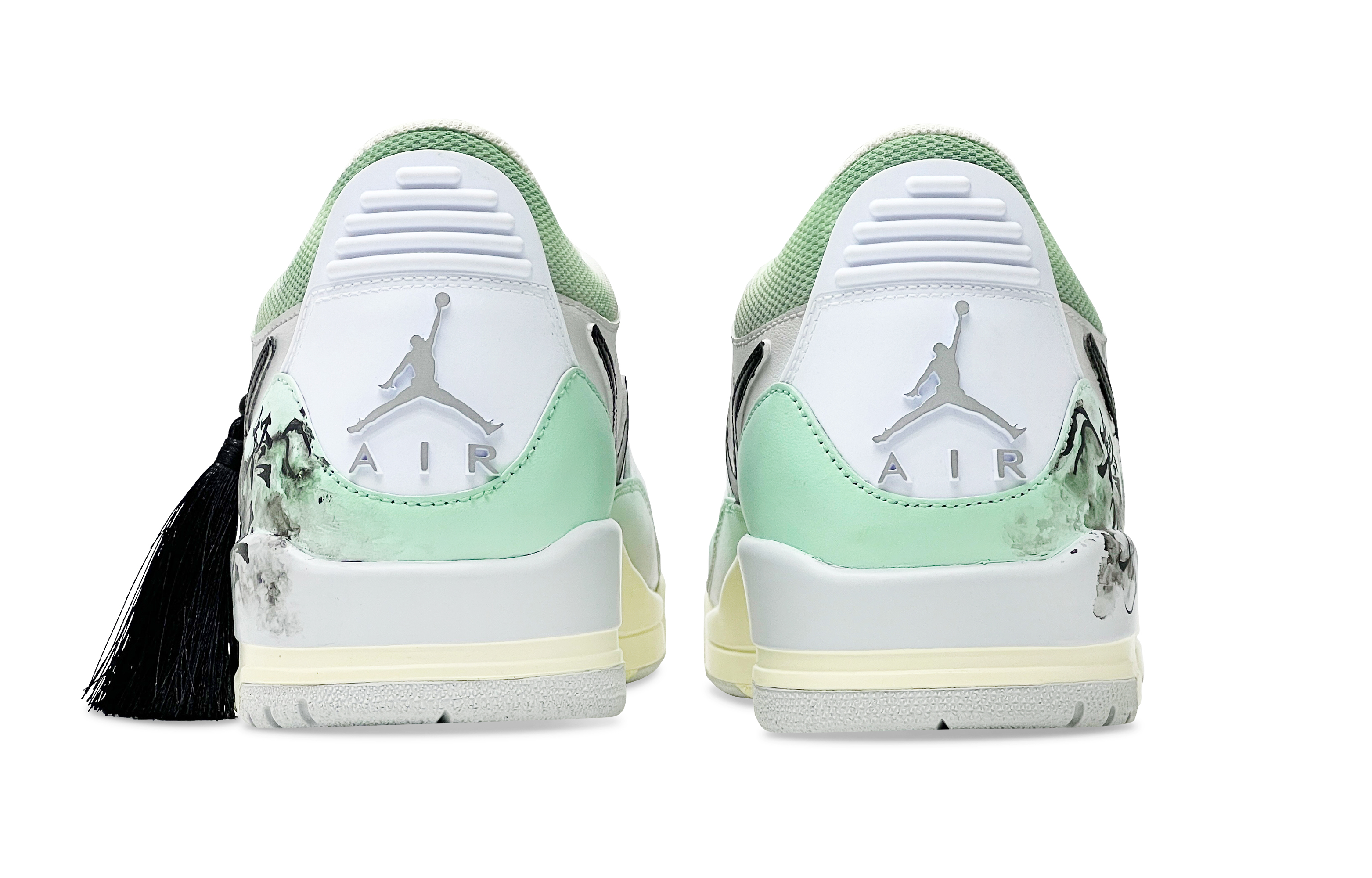 Jordan Legacy 312 Low top Vintage Basketball Shoes Men’s White Green