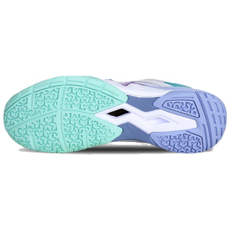 VICTOR 8500NLite Abrasion Resistant Low top Badminton Shoes Unisex White Blue Purple