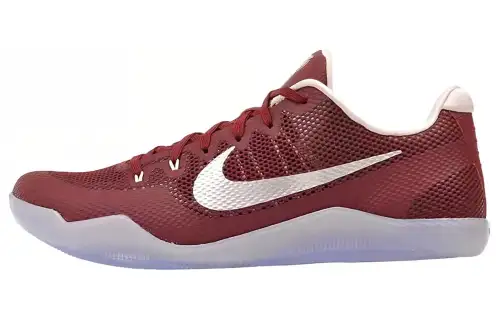 Nike Kobe 11 TB 'Team Red' Cushioning, Wear Resistant Low top Basketball Shoes Men's Red