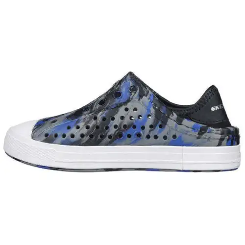 Skechers Foamies Clogs Men's Black Gray Blue