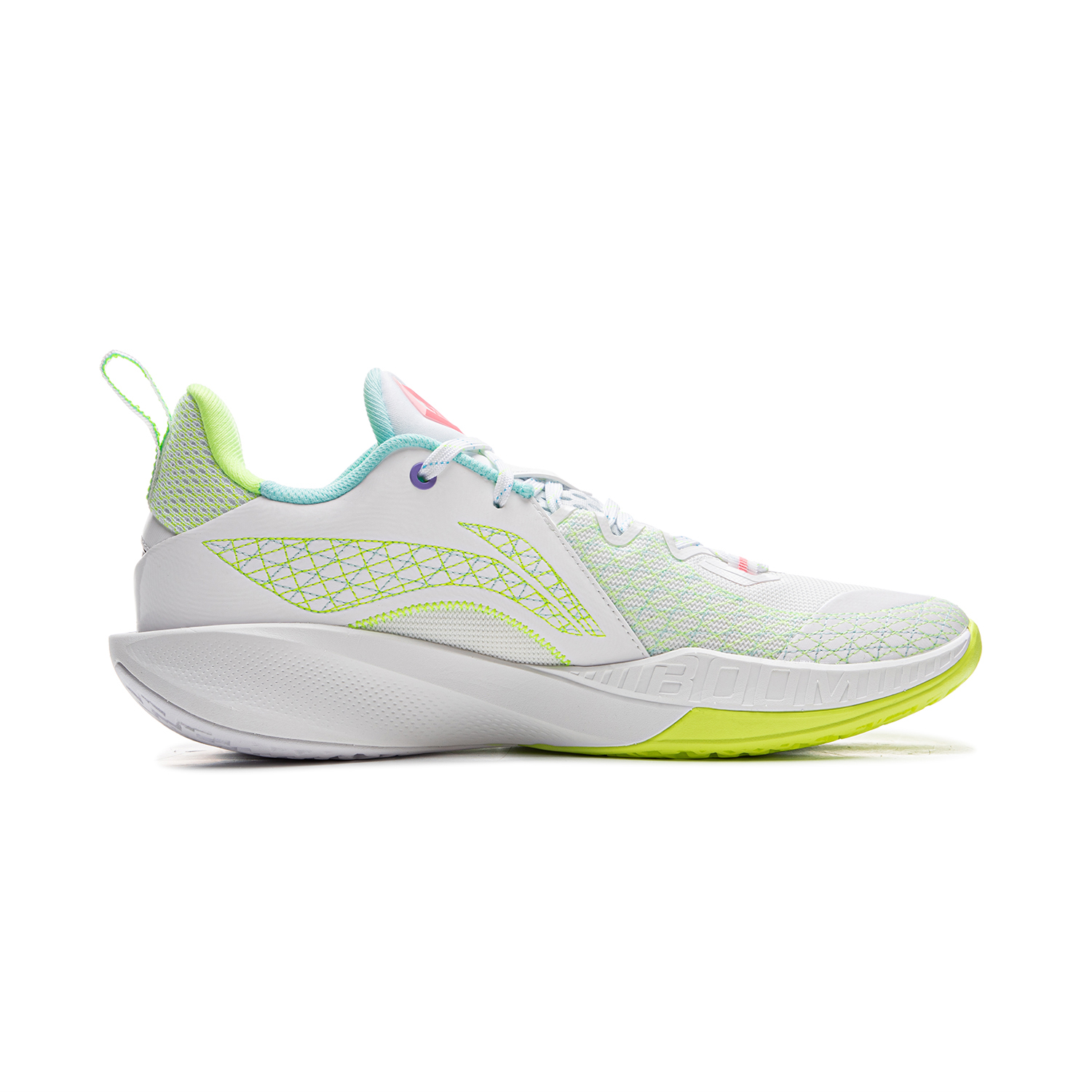 Li Ning Speed 2 Cushioning Slip Resistant Breathable Rebound Low top Basketball Shoes Men’s Standard White