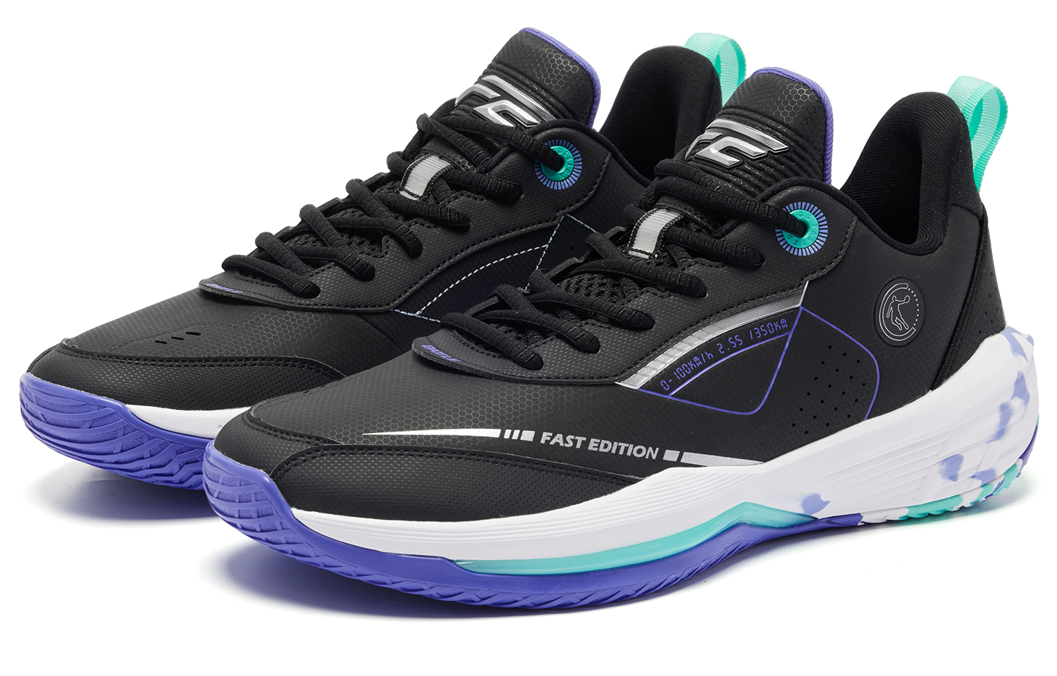 QIAODAN FETEAM Cushioning Slip Resistant Abrasion Resistant Coverage Support Rebound Anti Rollover Anti Twist Grip