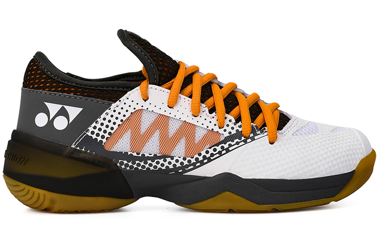 YONEX Badminton Shoes Women’s Low Top White Orange