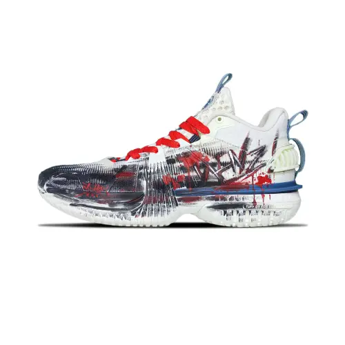 Li Ning Storm 2024 Cushioning Slip Resistant Abrasion Resistant Cushioning Slip Resistant Abrasion Resistant Low top