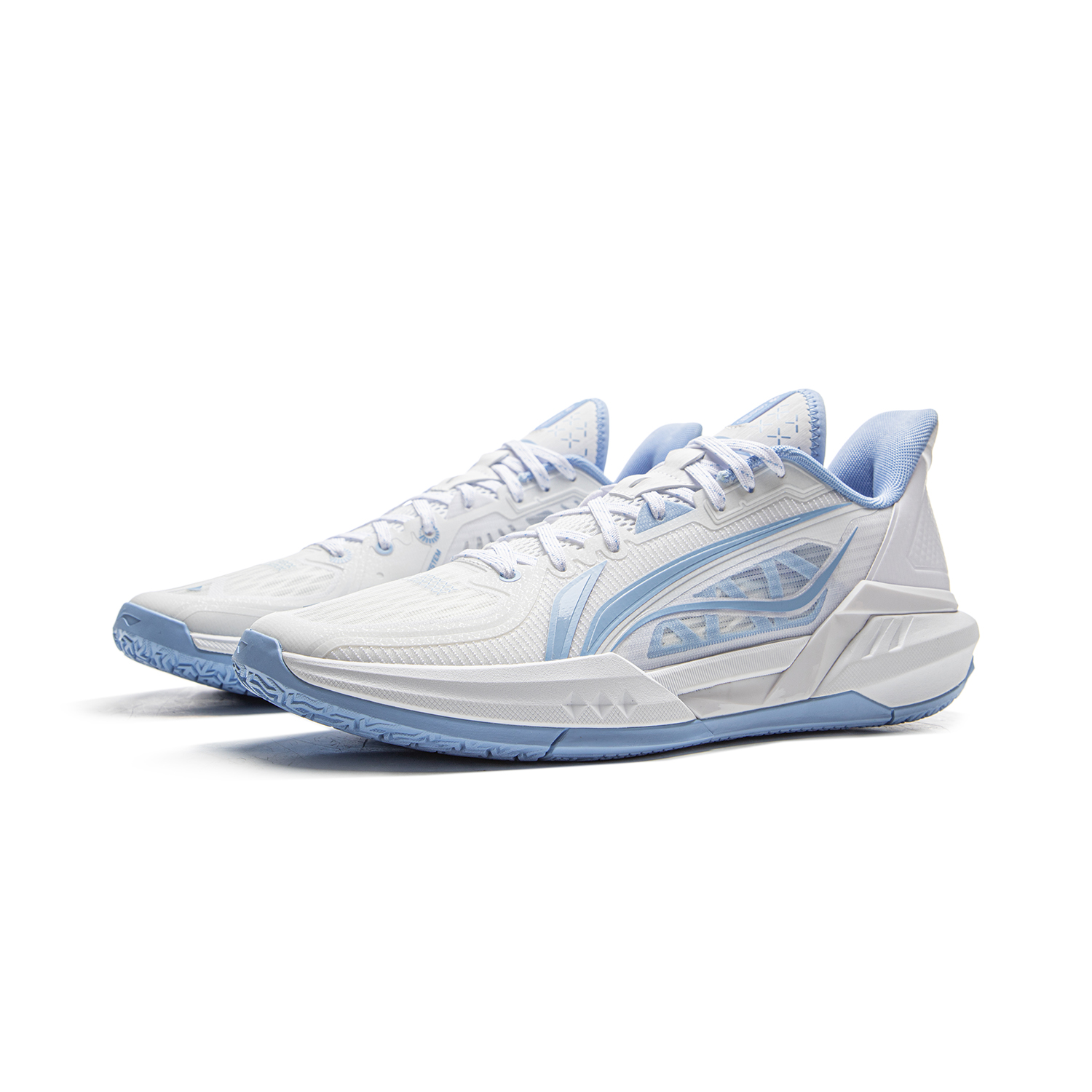 Li Ning Light Speed 3 Basketball Shoes Men’s Low Top White Blue