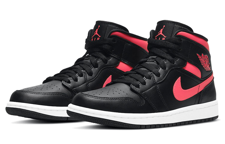 Jordan 1 Mid Black Siren Red Women’s