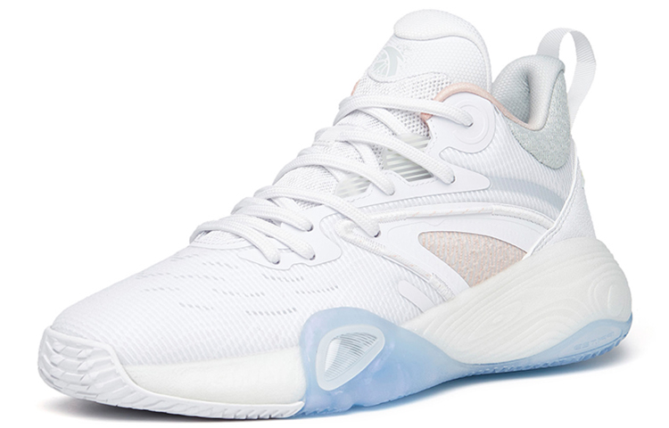 Anta Basketball Collection Textile, Synthetic Leather Cushioning Slip Resistant Abrasion Resistant Low top