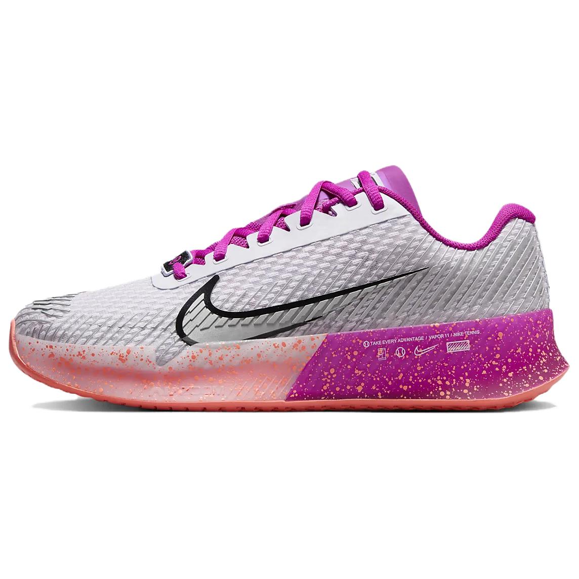 Nike Court Vapor 11 Hc Premium Barely Grape Vivid Grape Light Wild Mango Metallic Silver Women’s