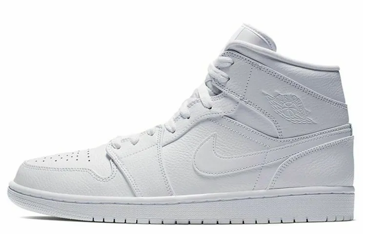 Air Jordan 1 Mid 'Triple White 2019'