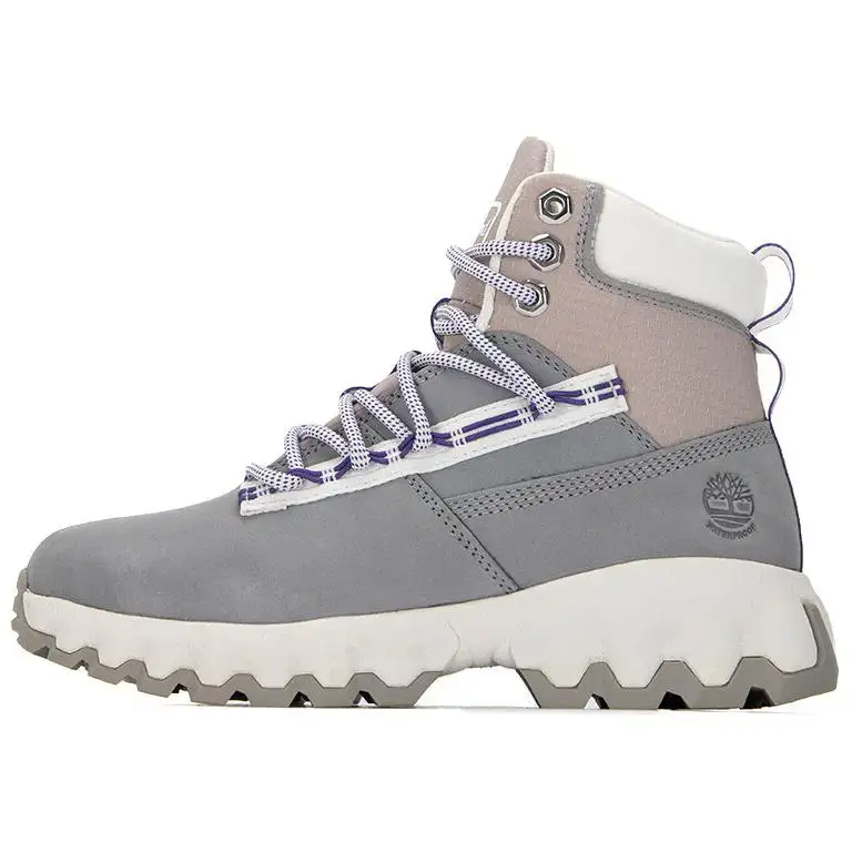 Timberland Slip Resistant Abrasion Resistant Slip Resistant Abrasion Resistant High top Hiking Shoes Women's Gray