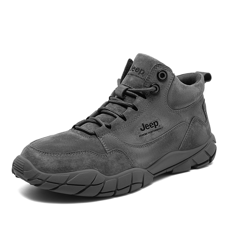 Jeep Mountaineering & Hiking Shoes Men’s Mid Top Gray