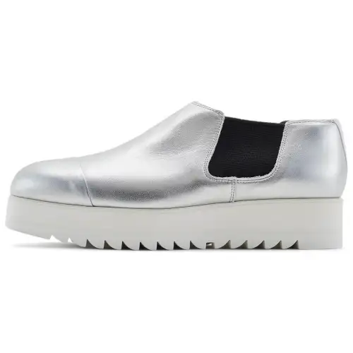 Onitsuka Tiger Metallic Leather Lace-up Shoes