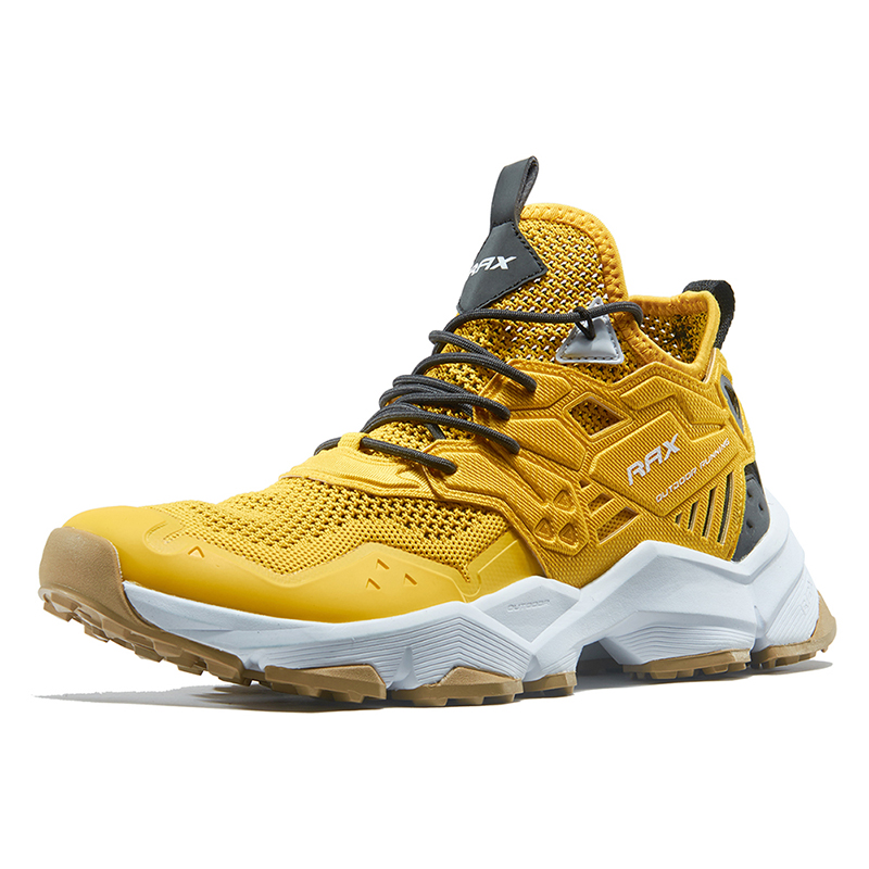 RAX Slip Resistant, Breathable, Lightweight Low top Outdoor Shoes Men’s Yellow