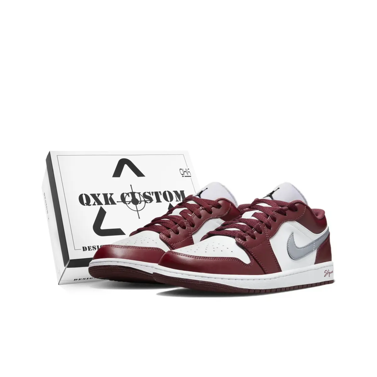 Jordan Air Jordan 1 Pulse, Box Abrasion Resistant Abrasion Resistant Low top Vintage Basketball Shoes Unisex White Red