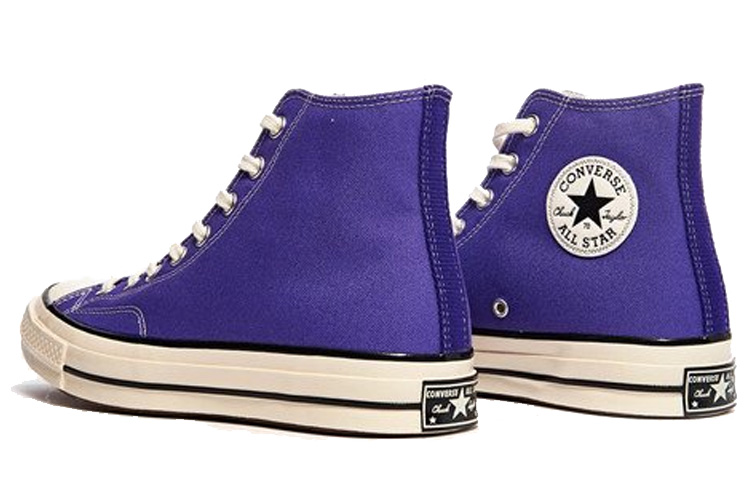 Высокие кеды Converse Chuck Taylor All Star (сине-белые) — Синий / белый — фото 3