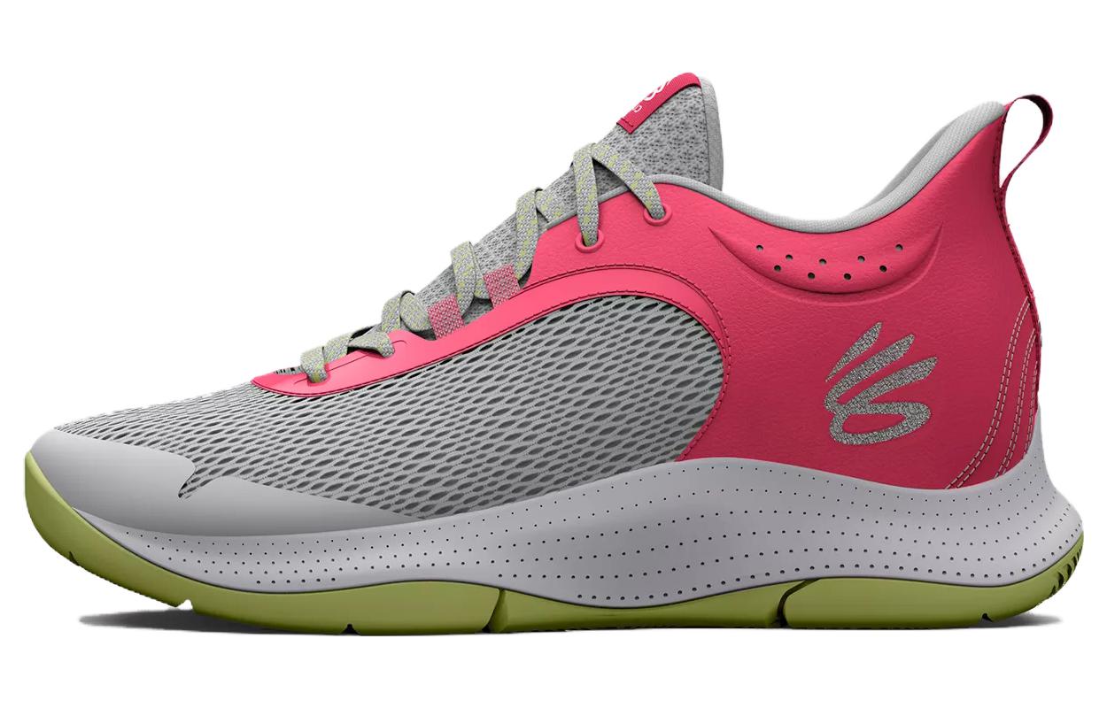 Мужские basketball-кроссовки Under Armour 3Z6 (серо-розовые)