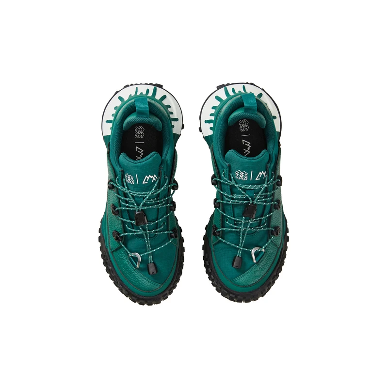 COMFY x KOLON SPORT Slip Resistant Abrasion Resistant Low top Mountaineering Shoes Unisex Gray Green