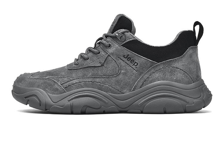 Jeep Low top Mountaineering Hiking Shoes Men’s Gray