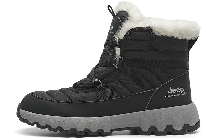Jeep Snow Boots Unisex Black