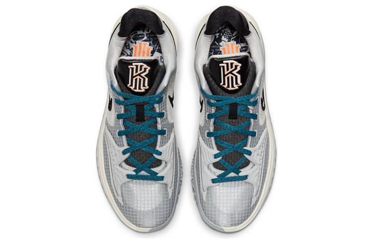Кроссовки Nike Kyrie Low 4 EP (серо-белый) — Серый / белый — фото 4
