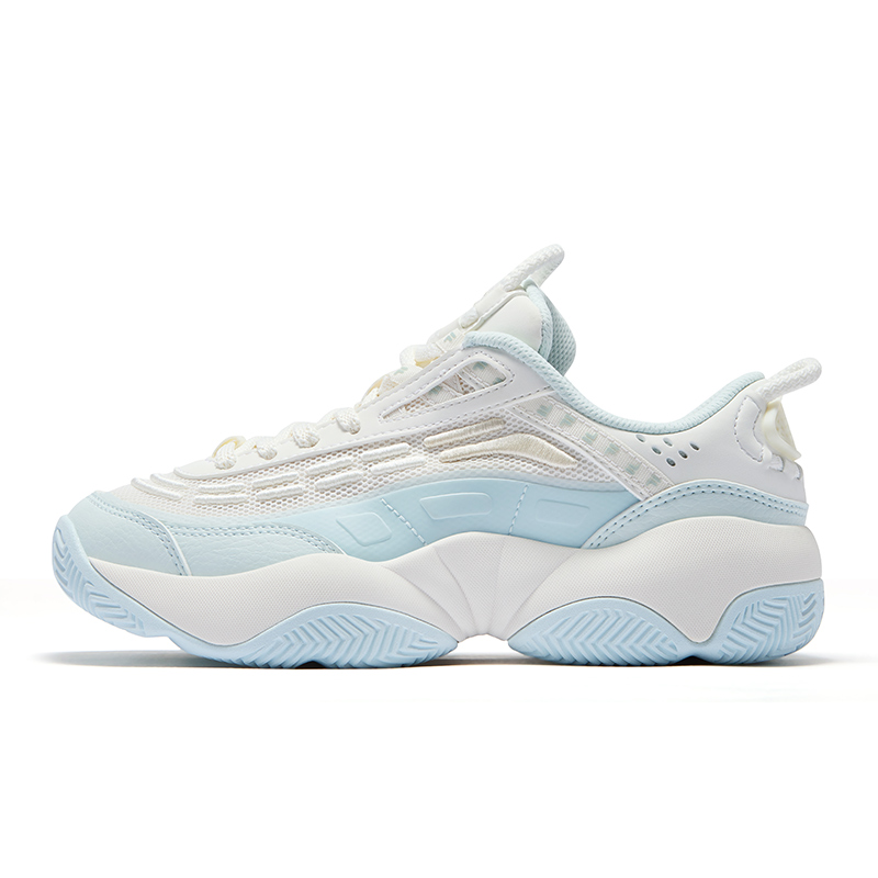 FILA FUSION FIRE Flame Shoes Fashion Low top Basketball Shoes Women’s Hot Spring Blue Snow