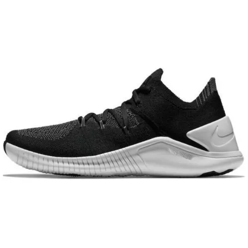 Nike Free Tr Flyknit 3 Black White Dark Grey Women's