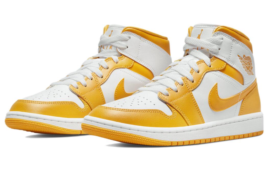 Jordan 1 Mid White University Gold Women’s