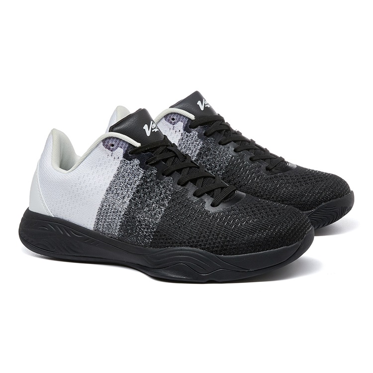 VOIT Basketball Shoes Men’s Low Top Black/Ice White