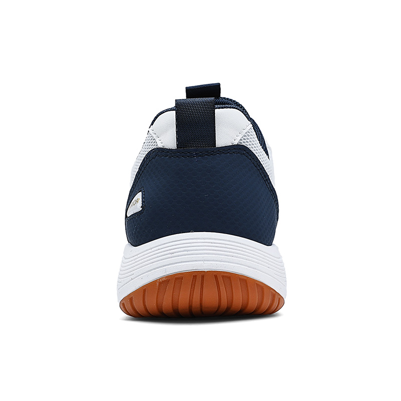 Warrior Textile, Synthetic Leather Cushioning Abrasion Resistant Lightweight Rebound Low top Badminton Shoes Men’s