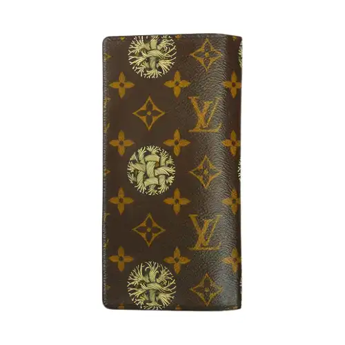 LOUIS VUITTON Monogram Canvas Wallet Unisex Brown