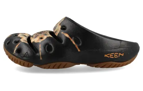 Keen Yogui Artsfull Clogs Men's Black Yellow
