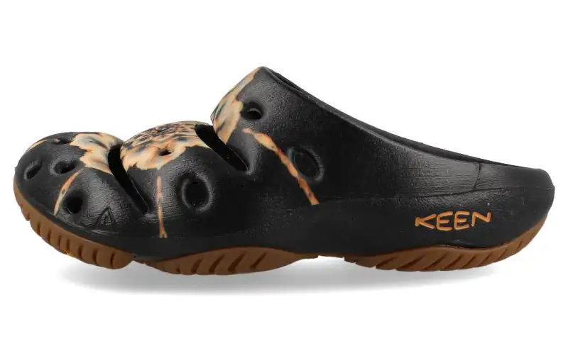Keen Yogui Artsfull Clogs Men's Black Yellow