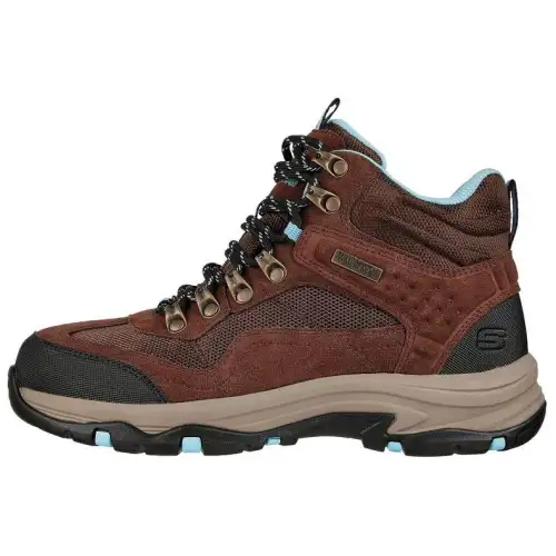 Skechers Relaxed Fit Mid top Mountaineering Shoes Women's Burgundy