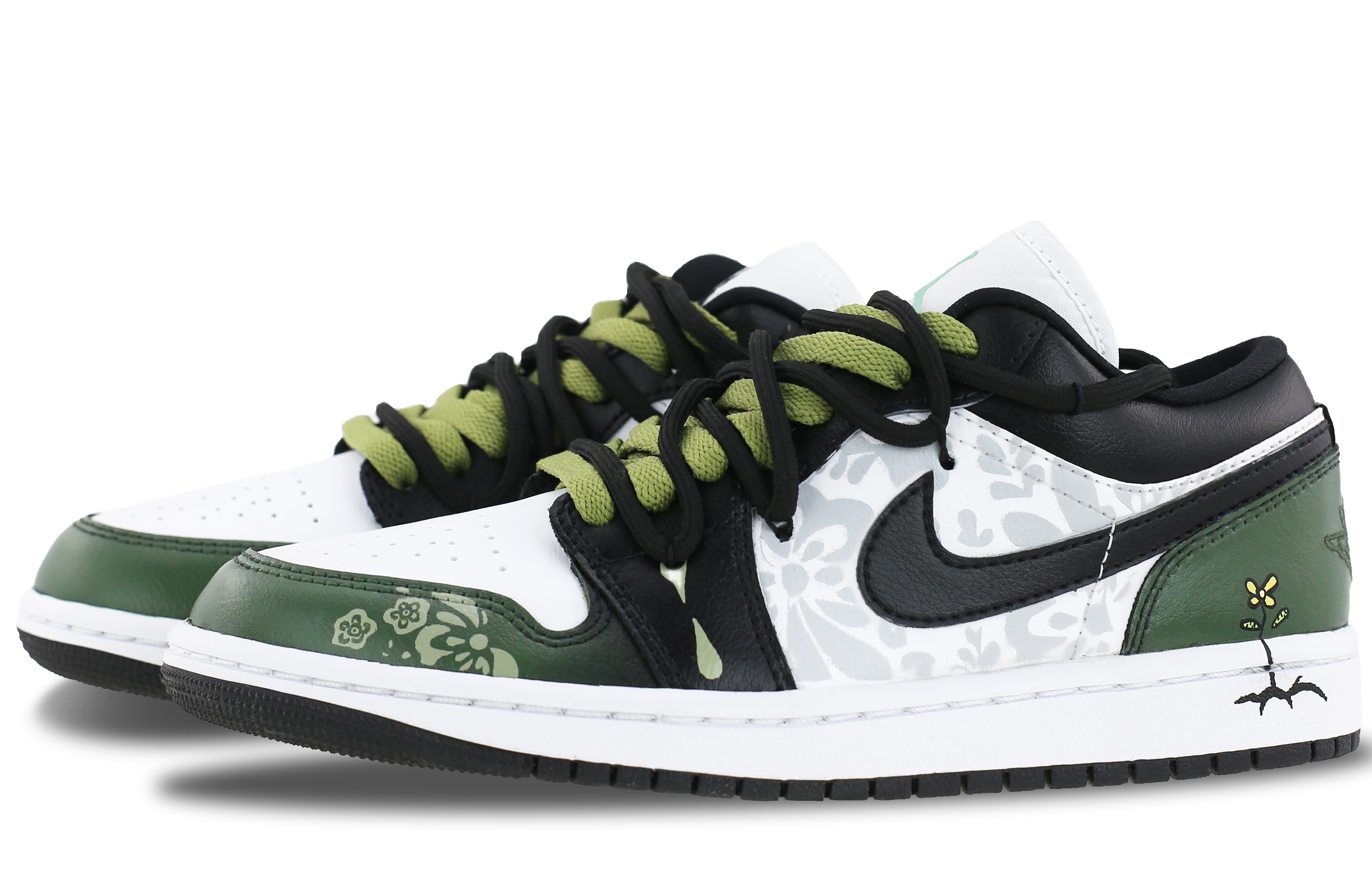 Jordan Air Jordan 1 Leather Cushioning Abrasion Resistant Breathable Cushioning Abrasion Resistant Breathable Low top