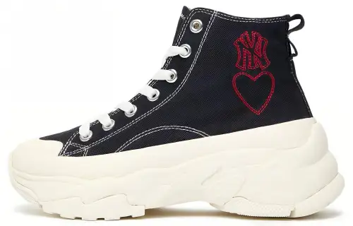 MLB Chunky High Slip Resistant, Abrasion Resistant, Lightweight High top Canvas Shoes Unisex