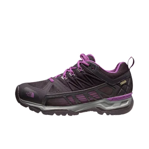 THE NORTH FACE GORE TEX Waterproof And Breathable Lightweight Grip Low top Hiking Shoes Women's Magenta