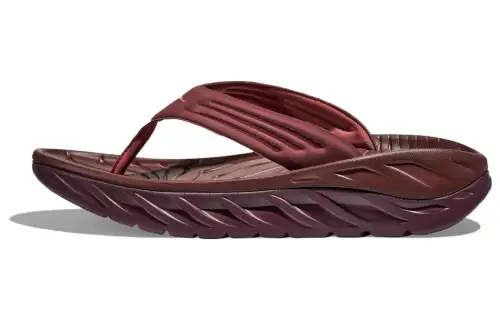 HOKA ONE ONE Ora Recovery Flip Odor Resistant Quick Dry Slippers Women's Chestnut