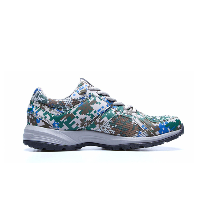 HEALTH Camouflage Mesh, Artificial Leather Low top Training Shoes Unisex Digital Camouflage Summer