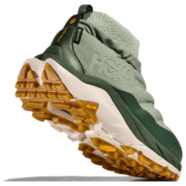 HOKA ONE ONE Kaha 2 Slip Resistant, Abrasion Resistant, Thermal Mid top Hiking Shoes Unisex Green