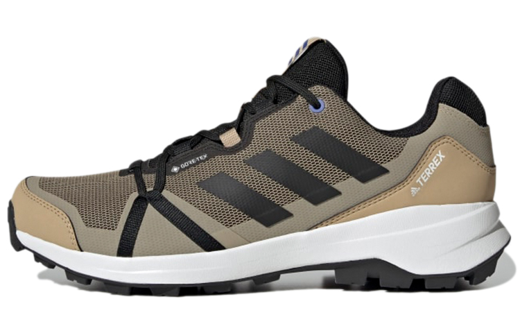 Adidas Terrex Skychaser Gore Te Fabric Breathable And Wear resistant Low top Hiking Shoes Men's Brown Black
