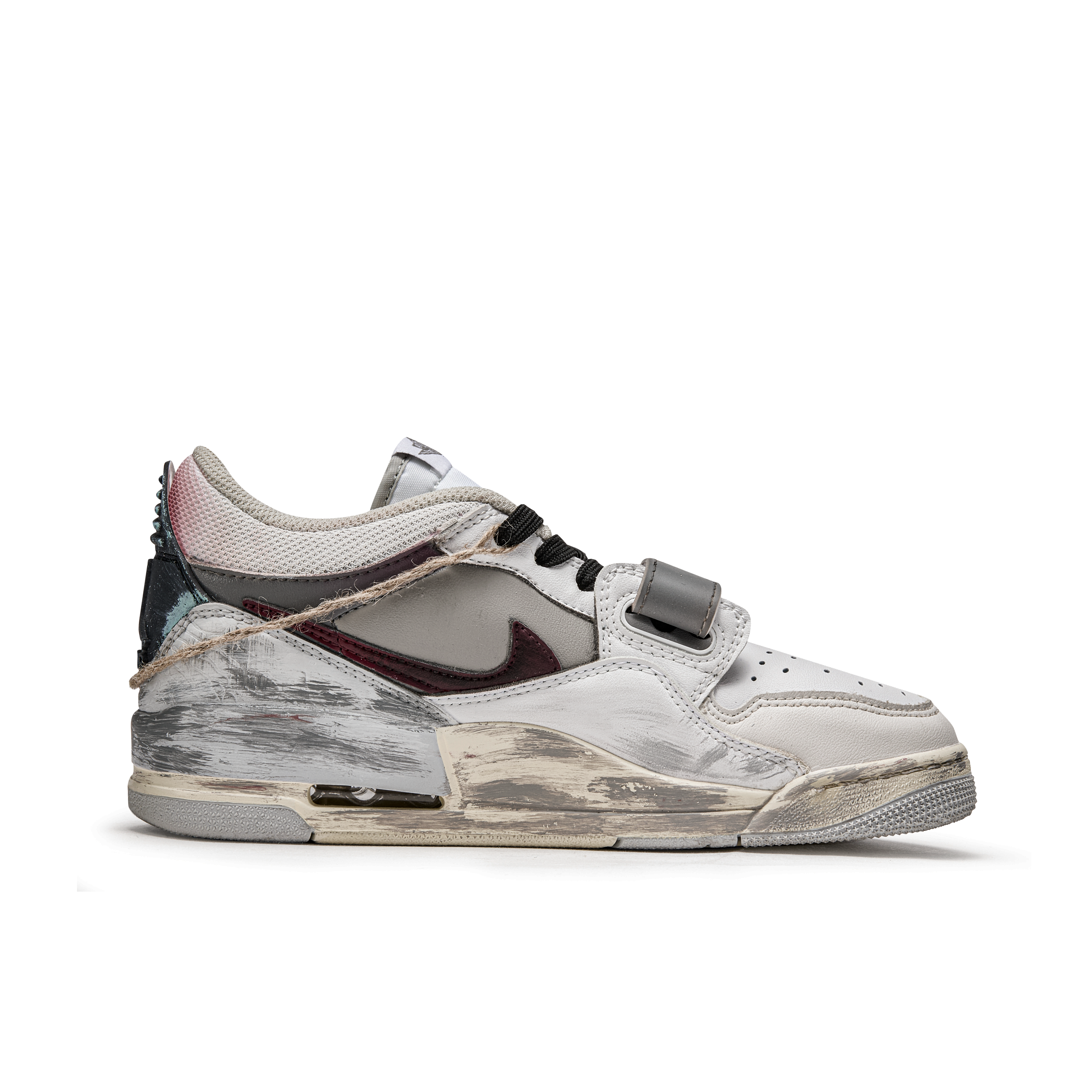Jordan Legacy 312 Da Vinci Custom, Spell Of Binding Slip Resistant Slip Resistant Low top Vintage Basketball Shoes GS