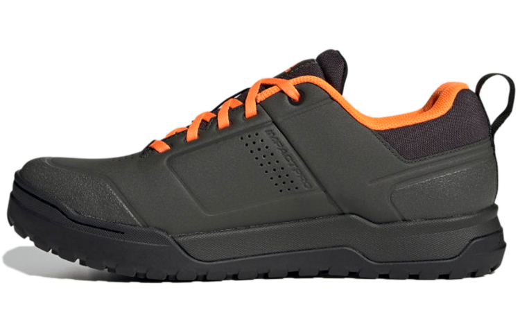 Adidas Five Ten Impact Pro Mountain Bike Abrasion Resistant Low top Cycling Shoes Black Orange