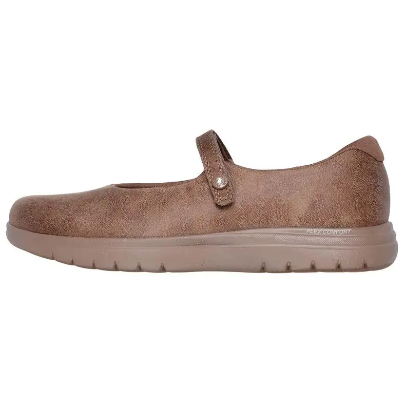 Skechers On The GO Fle Flat Mary Jane Shoes Women's Brown