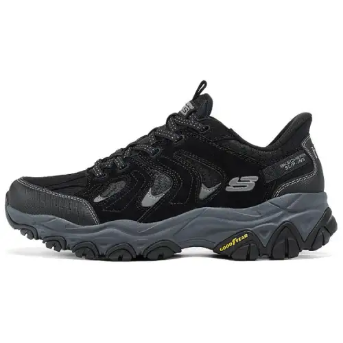 Skechers OUTDOOR Low top Mountaineering Shoes Men's Charcoal Gray