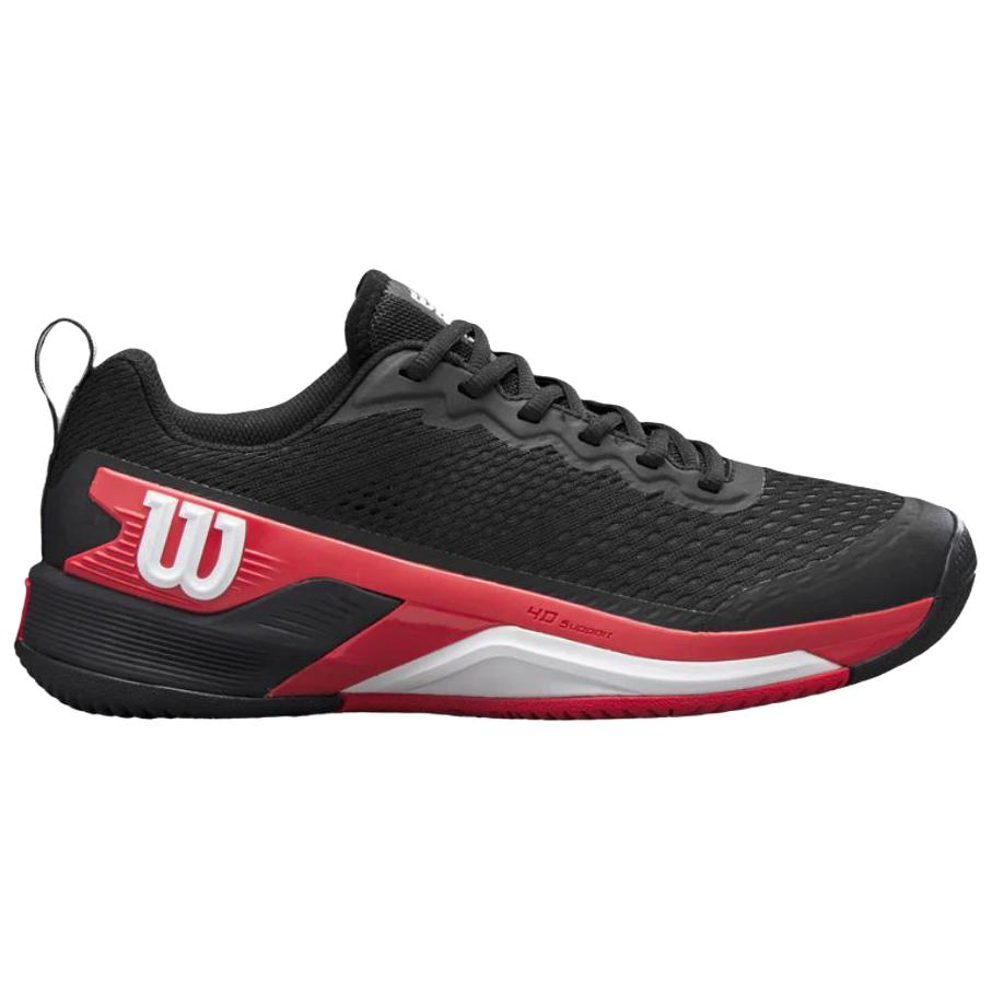 Wilson RUSH PRO 4.5 Slip Resistant Abrasion Resistant Low top Tennis Shoes Men’s Black