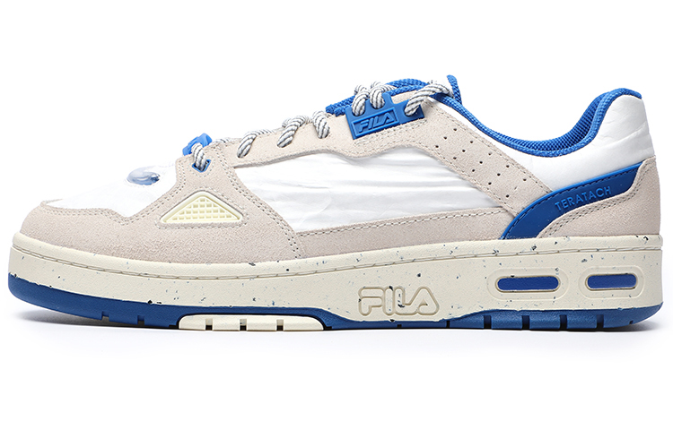 Marcelo Burlon X FILA FUSION Marcelo Burlon Collaboration Collection Vintage Basketball Shoes Women’s Low Top Bright White/Antique White
