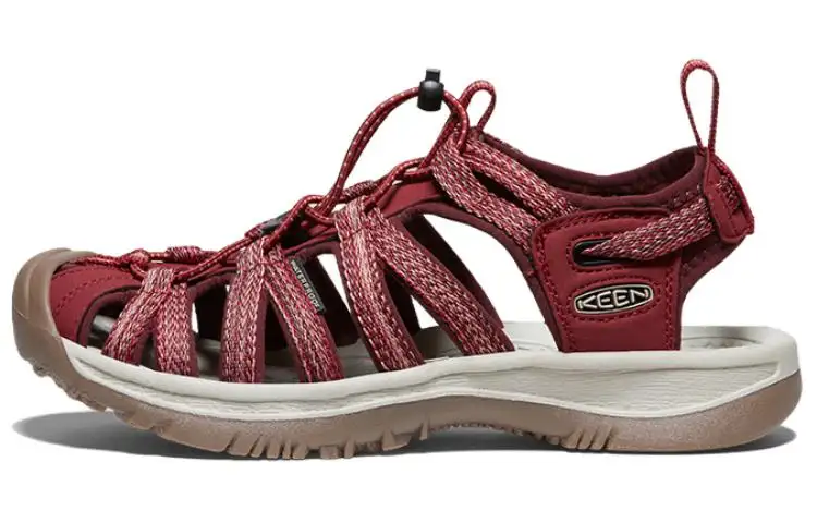 Keen Whisper Collection River Trekking Shoes Women's Red Brown