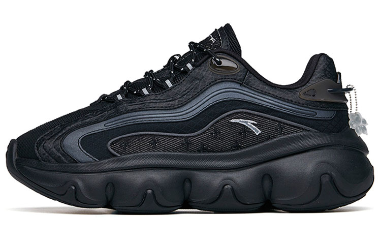 Anta Meow Shoes 2.0 Textile, Synthetic Leather Platform Cushioning Slip Resistant Abrasion Resistant Breathable Low top
