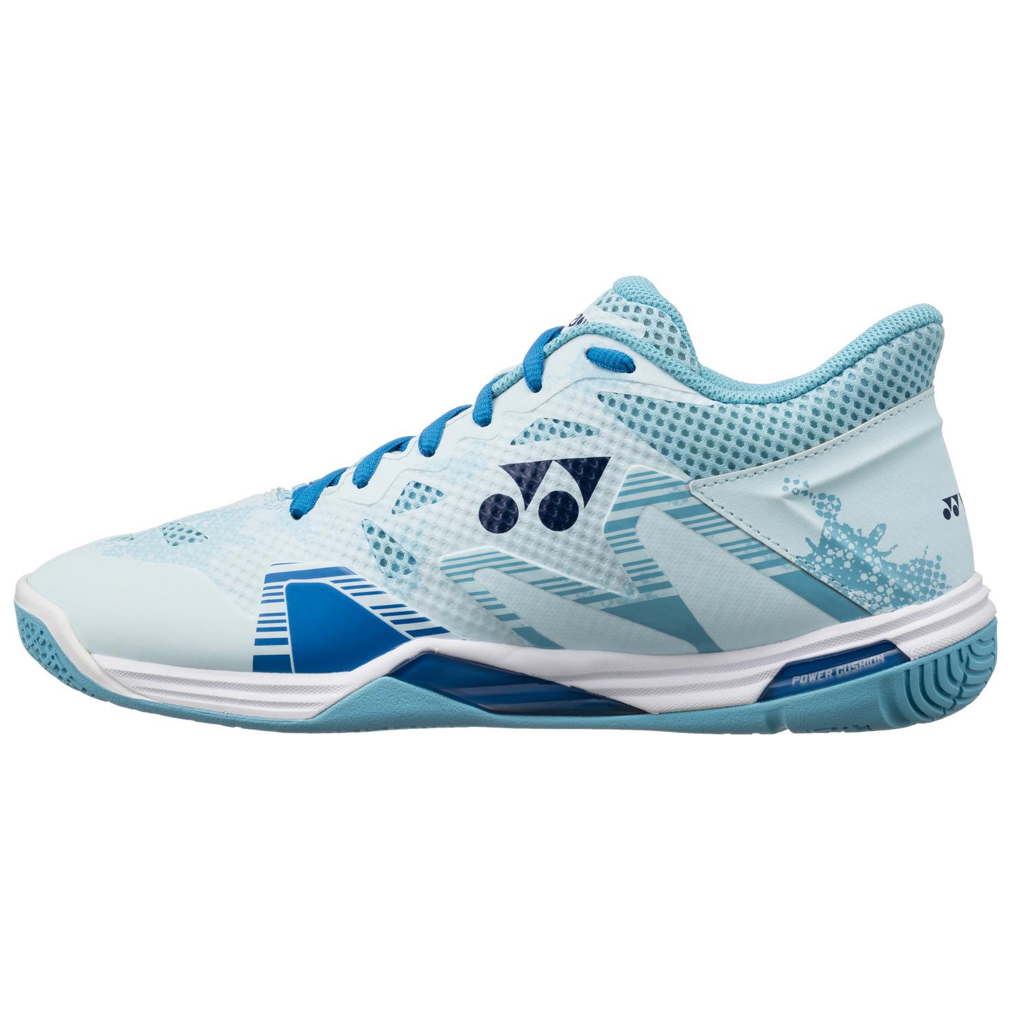 YONEX Power Cushion Eclipse Z Comfortable Slip Resistant Abrasion Resistant Mid top Badminton Shoes Unisex Blue
